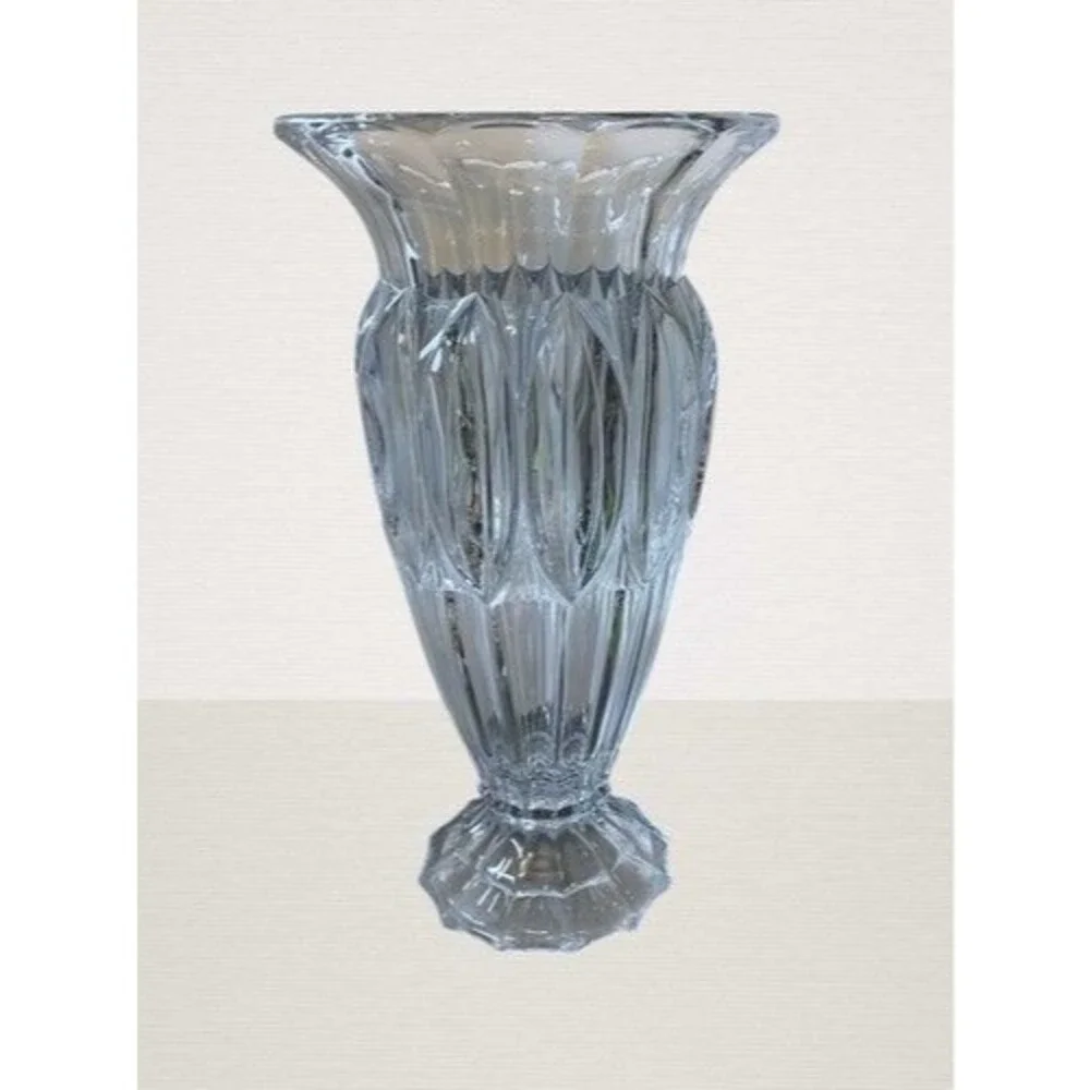 Shannon by Godinger Crystal 16” In Contessa Large Flower Stunning Vase 16